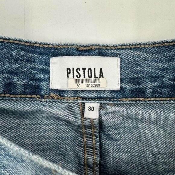 PISTOLA Nico High Rise Mom Jeans in Wanderer Size 30 Distressed Size 10 - Picture 4 of 12